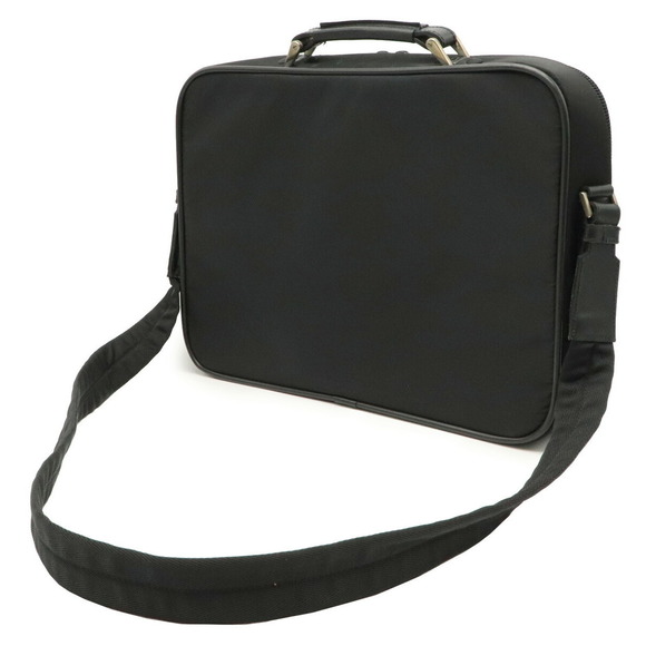 Prada Nylon Business Briefcase Black Bag Nero - Picture 1 of 9
